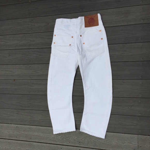 NEW ANDREW MACKENZIE AMK Arch White Denim Jeans - Picture 2 of 7